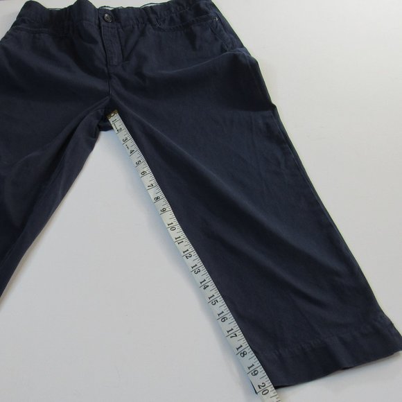 Intro love the fit stretch Navy Blue capri pants Size 10P - Picture 9 of 10